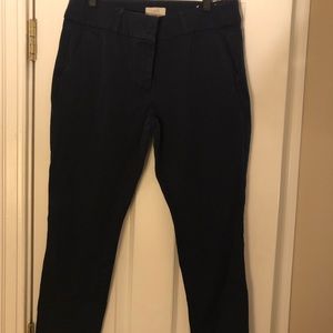 navy modern ankle skinny work pants